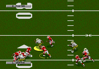 Скриншот игры NFL Football '94 Starring Joe Montana